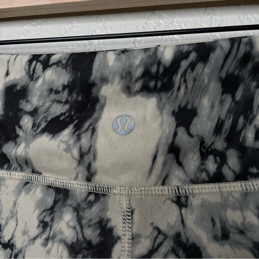 Lululemon Wunder Under Crop Leggings Great Granite Black Mojave Tan - Picture 7 of 10